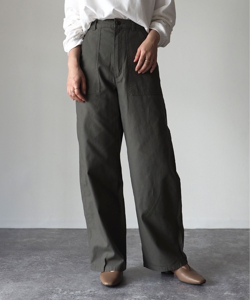 Riberry（リベリー）の「カーブパンツ（その他パンツ・レディース・ベージュ/カーキ・MEDIUM）」の19枚目の写真