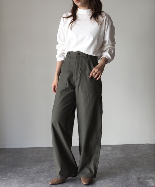 Riberry（リベリー）の「カーブパンツ（その他パンツ・レディース・ベージュ/カーキ・MEDIUM）」の16枚目の写真