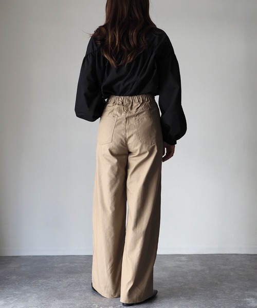 Riberry（リベリー）の「カーブパンツ（その他パンツ・レディース・ベージュ/カーキ・MEDIUM）」の22枚目の写真