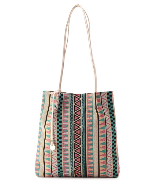 DRESKIP(ドレスキップ)の「◆つまみハンドルトート(トートバッグ・レディース・アイボリー/ブラック/イエロー系/ピンク系5/ブラック系3/ブラック系4・00)」の5枚目の写真