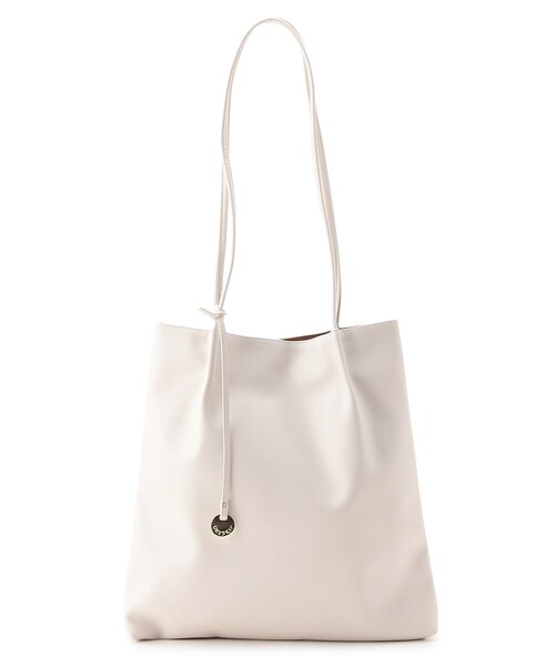 DRESKIP(ドレスキップ)の「◆つまみハンドルトート(トートバッグ・レディース・アイボリー/ブラック/イエロー系/ピンク系5/ブラック系3/ブラック系4・00)」の2枚目の写真