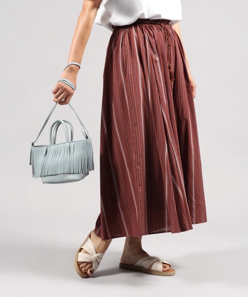 BAYFLOW(ベイフロー)の「フリンジミニバッグ(ハンドバッグ・レディース・アイボリー/ブラック/ベージュ/クリアブルー・FREE)」の15枚目の写真