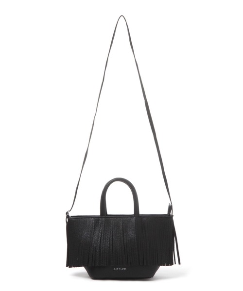 BAYFLOW(ベイフロー)の「フリンジミニバッグ(ハンドバッグ・レディース・アイボリー/ブラック/ベージュ/クリアブルー・FREE)」の16枚目の写真