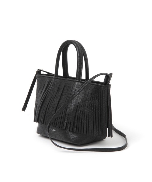 BAYFLOW(ベイフロー)の「フリンジミニバッグ(ハンドバッグ・レディース・アイボリー/ブラック/ベージュ/クリアブルー・FREE)」の17枚目の写真