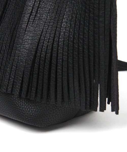 BAYFLOW(ベイフロー)の「フリンジミニバッグ(ハンドバッグ・レディース・アイボリー/ブラック/ベージュ/クリアブルー・FREE)」の22枚目の写真