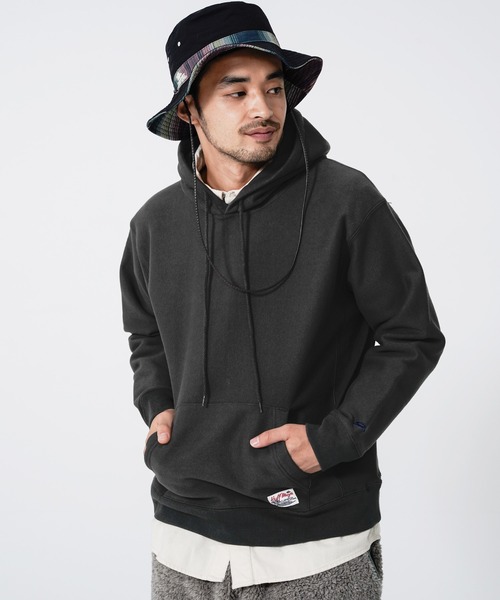 KRIFF MAYER（クリフメイヤー）の「ヘビーオンス裏毛パーカー（パーカー・メンズ・オフホワイト/レッド/チャコール/ロイヤルブルー/サンドベージュ・LARGE/MEDIUM/X-LARGE）」の2枚目の写真