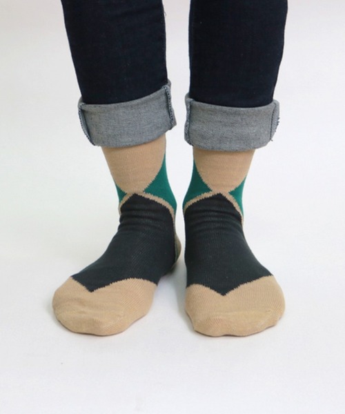 stample(スタンプル)の「インパクトパターンクルーソックス3P(ソックス/靴下・キッズ・A・LL/S/M/L)」の5枚目の写真