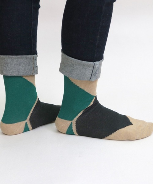 stample(スタンプル)の「インパクトパターンクルーソックス3P(ソックス/靴下・キッズ・A・LL/S/M/L)」の4枚目の写真