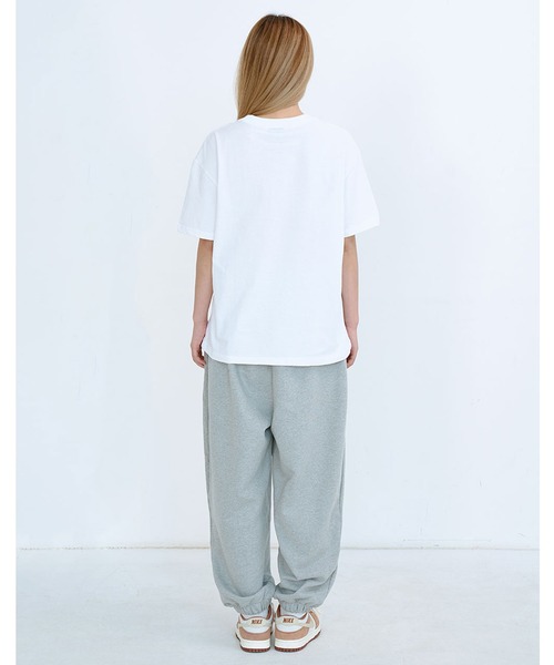 WOOALONG(ウアロン)の「『WOOALONG/ウアロン』Puzzle logo T-shirt/パズルロゴ ワンポイントデザイン半袖Tシャツ(Tシャツ/カットソー・メンズ・ホワイト/ブラック・M/L)」の6枚目の写真