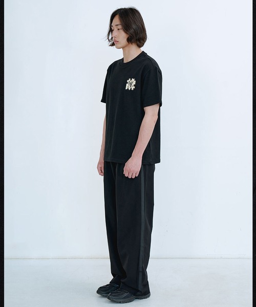 WOOALONG(ウアロン)の「『WOOALONG/ウアロン』Puzzle logo T-shirt/パズルロゴ ワンポイントデザイン半袖Tシャツ(Tシャツ/カットソー・メンズ・ホワイト/ブラック・M/L)」の10枚目の写真