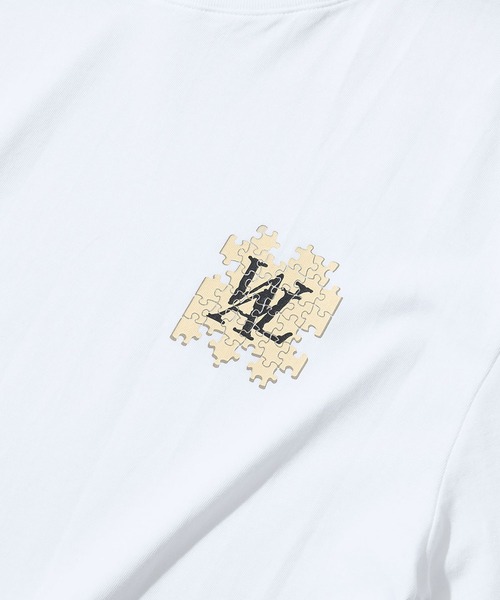 WOOALONG(ウアロン)の「『WOOALONG/ウアロン』Puzzle logo T-shirt/パズルロゴ ワンポイントデザイン半袖Tシャツ(Tシャツ/カットソー・メンズ・ホワイト/ブラック・M/L)」の17枚目の写真