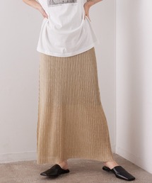 SALON adam et rope' | 【セットアップ対応】ホールガーメントニットプリーツスカート(スカート)