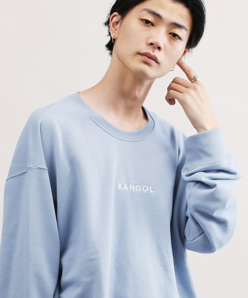 KANGOL(カンゴール)の「KANGOL / カンゴール 別注 コラボ オーバーサイズ トレーナー ヘビーウェイト 裏毛 スウェット(スウェット・メンズ・ホワイト/ブラック/ベージュ/ブルー/ホワイト系その他/ブラック系その他/ベージュ系その他/ブルー系その他/ホワイト系その他2/ホワイト系その他3/ブラック系その他2/ブラック系その他3/ベージュ系その他2/ブルー系その他2・SMALL/MEDIUM/LARGE/X-LARGE)」の12枚目の写真