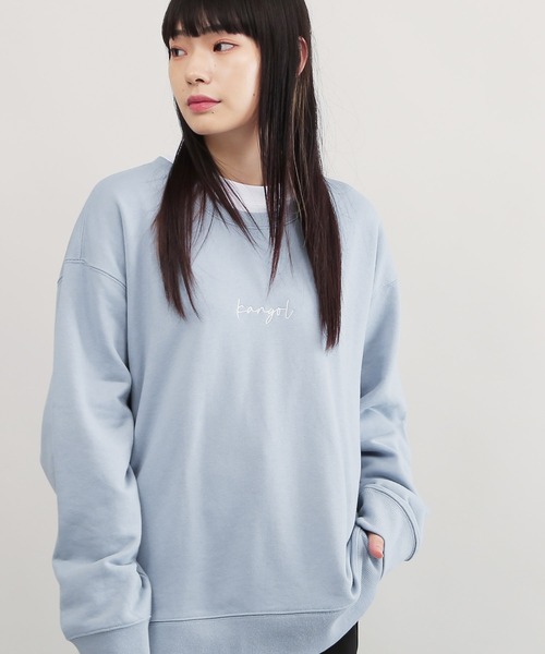KANGOL(カンゴール)の「KANGOL / カンゴール 別注 コラボ オーバーサイズ トレーナー ヘビーウェイト 裏毛 スウェット(スウェット・メンズ・ホワイト/ブラック/ベージュ/ブルー/ホワイト系その他/ブラック系その他/ベージュ系その他/ブルー系その他/ホワイト系その他2/ホワイト系その他3/ブラック系その他2/ブラック系その他3/ベージュ系その他2/ブルー系その他2・SMALL/MEDIUM/LARGE/X-LARGE)」の14枚目の写真
