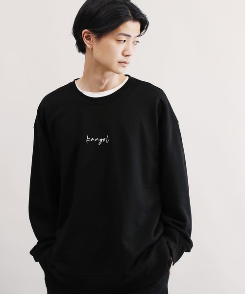 KANGOL(カンゴール)の「KANGOL / カンゴール 別注 コラボ オーバーサイズ トレーナー ヘビーウェイト 裏毛 スウェット(スウェット・メンズ・ホワイト/ブラック/ベージュ/ブルー/ホワイト系その他/ブラック系その他/ベージュ系その他/ブルー系その他/ホワイト系その他2/ホワイト系その他3/ブラック系その他2/ブラック系その他3/ベージュ系その他2/ブルー系その他2・SMALL/MEDIUM/LARGE/X-LARGE)」の19枚目の写真