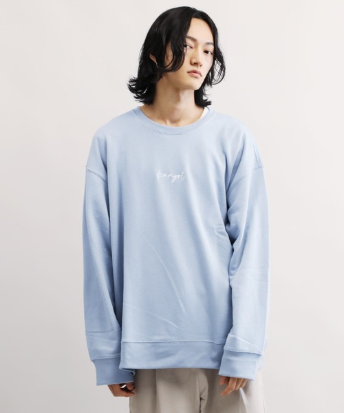 KANGOL(カンゴール)の「KANGOL / カンゴール 別注 コラボ オーバーサイズ トレーナー ヘビーウェイト 裏毛 スウェット(スウェット・メンズ・ホワイト/ブラック/ベージュ/ブルー/ホワイト系その他/ブラック系その他/ベージュ系その他/ブルー系その他/ホワイト系その他2/ホワイト系その他3/ブラック系その他2/ブラック系その他3/ベージュ系その他2/ブルー系その他2・SMALL/MEDIUM/LARGE/X-LARGE)」の20枚目の写真