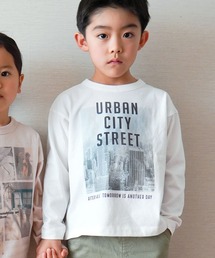 SUNDAYS SUN | 転写プリント長袖Tシャツ(Tシャツ/カットソー)