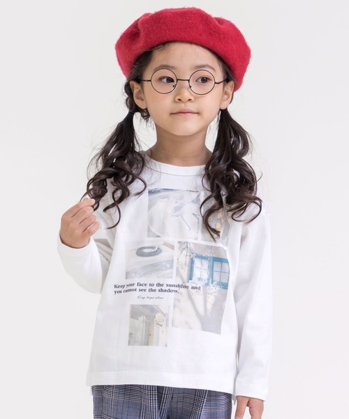 SUNDAYS SUN（サンデイズ サン）の「転写プリント長袖Tシャツ（Tシャツ/カットソー・キッズ・ホワイト系その他/ベージュ系その他/ブルー系その他/ホワイト系その他2・90/100/110/120/80/130/140）」の17枚目の写真