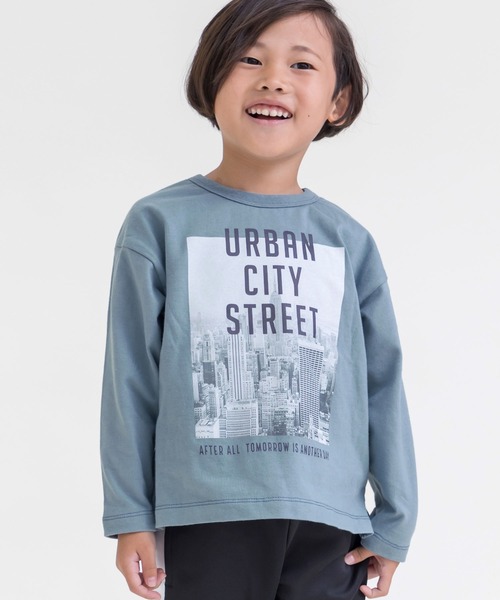 SUNDAYS SUN（サンデイズ サン）の「転写プリント長袖Tシャツ（Tシャツ/カットソー・キッズ・ホワイト系その他/ベージュ系その他/ブルー系その他/ホワイト系その他2・90/100/110/120/80/130/140）」の19枚目の写真