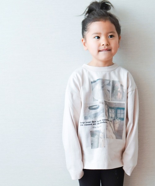 SUNDAYS SUN（サンデイズ サン）の「転写プリント長袖Tシャツ（Tシャツ/カットソー・キッズ・ホワイト系その他/ベージュ系その他/ブルー系その他/ホワイト系その他2・90/100/110/120/80/130/140）」の22枚目の写真