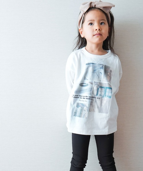 SUNDAYS SUN（サンデイズ サン）の「転写プリント長袖Tシャツ（Tシャツ/カットソー・キッズ・ホワイト系その他/ベージュ系その他/ブルー系その他/ホワイト系その他2・90/100/110/120/80/130/140）」の20枚目の写真