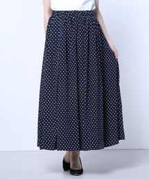 SHIPS Days | (2744)SDW:DOT GATHER SKIRT(スカート)