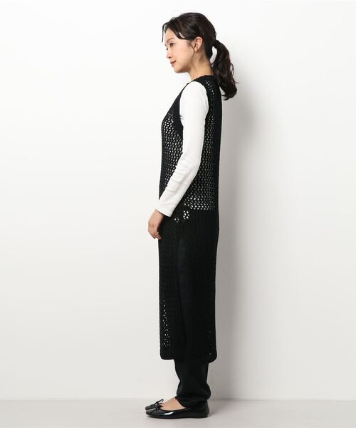 ENVYM（アンビー）の「メッシュノースリＯＰ（ワンピース・レディース・ブラック/ベージュ/ブラウン・FREE）」の14枚目の写真