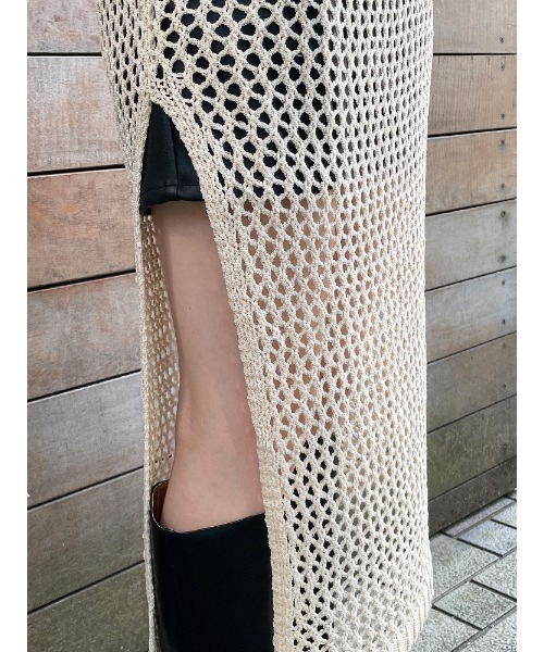 ENVYM（アンビー）の「メッシュノースリＯＰ（ワンピース・レディース・ブラック/ベージュ/ブラウン・FREE）」の13枚目の写真