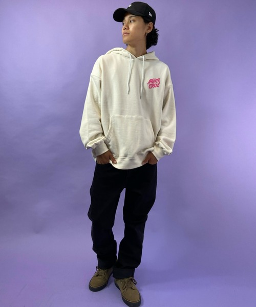 SANTA CRUZ（サンタクルーズ）の「【ZOZOTOWN限定アイテム】SANTACRUZ/サンタクルーズ　オーバーサイズ バックプリントパーカー 502213310（パーカー・メンズ・グリーン/ブラック/ホワイト/グレー・M/XL/L/XXL）」の21枚目の写真