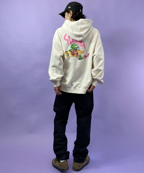 SANTA CRUZ（サンタクルーズ）の「【ZOZOTOWN限定アイテム】SANTACRUZ/サンタクルーズ　オーバーサイズ バックプリントパーカー 502213310（パーカー・メンズ・グリーン/ブラック/ホワイト/グレー・M/XL/L/XXL）」の22枚目の写真