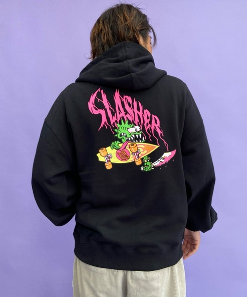 D squared2★サンタクロース ロゴ ブラック パーカー★送関込 セール】【ZOZOTOWN限定アイテム】SANTACRUZ/サンタクルーズ