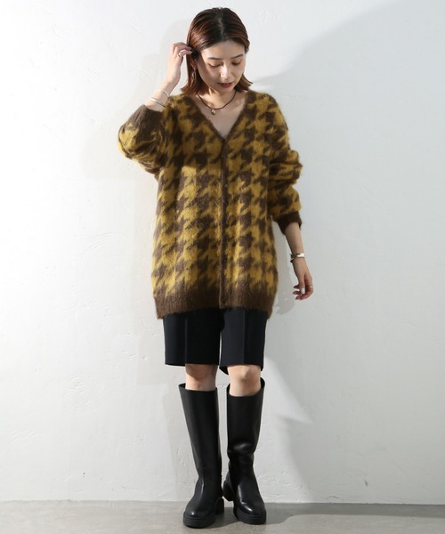 Needles（ニードルス）の「■■《別注》【NEEDLES/ニードルズ】MOHAIR CARDIGAN：カーディガン◆（カーディガン/ボレロ・レディース・グレー・MEDIUM）」の6枚目の写真