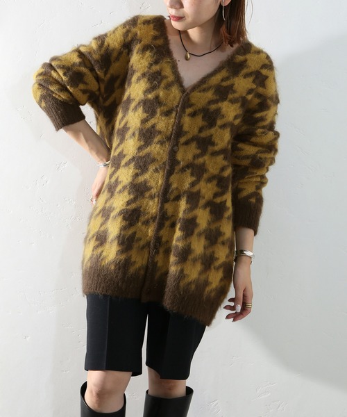 Needles（ニードルス）の「■■《別注》【NEEDLES/ニードルズ】MOHAIR CARDIGAN：カーディガン◆（カーディガン/ボレロ・レディース・グレー・MEDIUM）」の5枚目の写真