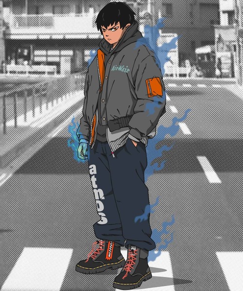 Dr. Martens（ドクターマーチン）の「Dr.Martens × atmos pink TARIK ZIP  / ドクターマーチン タリック ジップ アトモス 【SP】（ブーツ・メンズ・ブラック・UK9/UK8/UK4/UK5/UK6/UK3/UK7）」の13枚目の写真