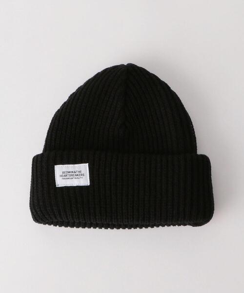 BEDWIN(ベドウィン)の「<BEDWIN(ベドウィン)> CAP ROBERTT/ニットキャップ(ニットキャップ/ビーニー・メンズ・ブラック/ダークグリーン・0)」の2枚目の写真