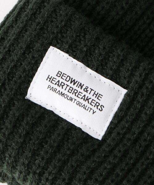 BEDWIN(ベドウィン)の「<BEDWIN(ベドウィン)> CAP ROBERTT/ニットキャップ(ニットキャップ/ビーニー・メンズ・ブラック/ダークグリーン・0)」の5枚目の写真