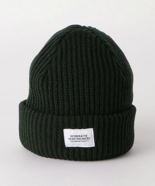 BEDWIN(ベドウィン)の「<BEDWIN(ベドウィン)> CAP ROBERTT/ニットキャップ(ニットキャップ/ビーニー・メンズ・ブラック/ダークグリーン・0)」の6枚目の写真