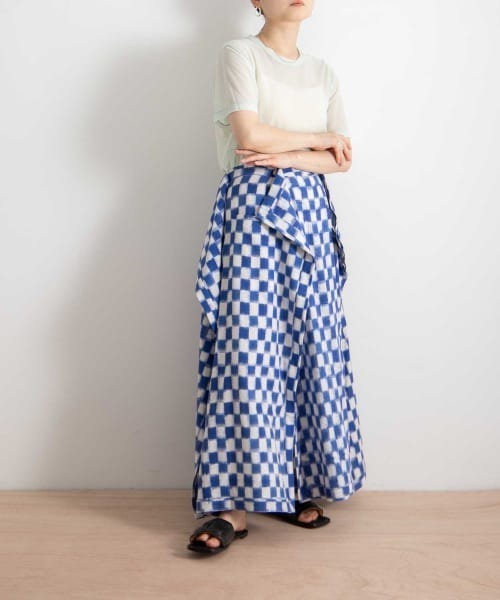 WANDERUNG（ワンデルング）の「【URBS別注】WANDERUNG　sheer SHORT-SLEEVE T-SHIRTS（Tシャツ/カットソー・レディース・ピンク/イエロー/アイボリー/ミント/ブラック・ONE）」の22枚目の写真