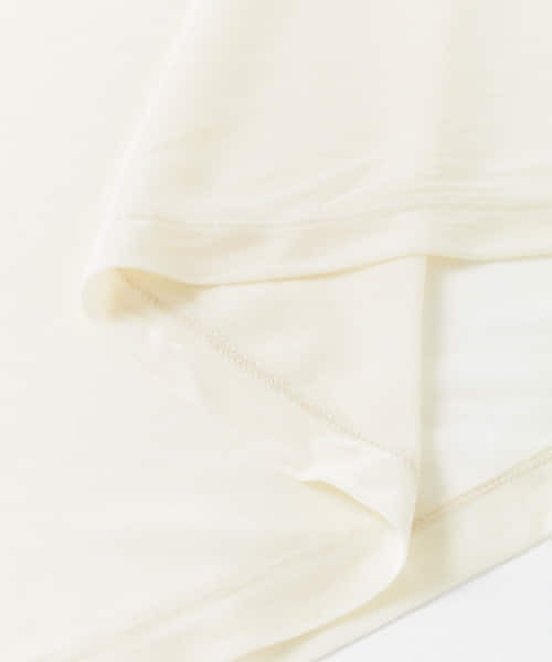 WANDERUNG（ワンデルング）の「【URBS別注】WANDERUNG　sheer SHORT-SLEEVE T-SHIRTS（Tシャツ/カットソー・レディース・ピンク/イエロー/アイボリー/ミント/ブラック・ONE）」の13枚目の写真