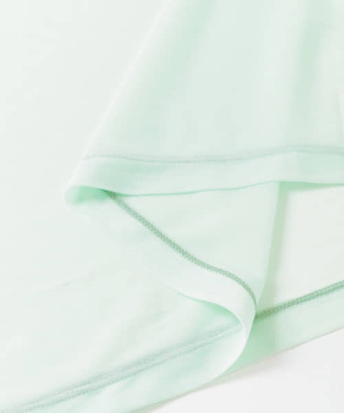 WANDERUNG（ワンデルング）の「【URBS別注】WANDERUNG　sheer SHORT-SLEEVE T-SHIRTS（Tシャツ/カットソー・レディース・ピンク/イエロー/アイボリー/ミント/ブラック・ONE）」の9枚目の写真