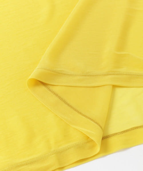 WANDERUNG（ワンデルング）の「【URBS別注】WANDERUNG　sheer SHORT-SLEEVE T-SHIRTS（Tシャツ/カットソー・レディース・ピンク/イエロー/アイボリー/ミント/ブラック・ONE）」の17枚目の写真