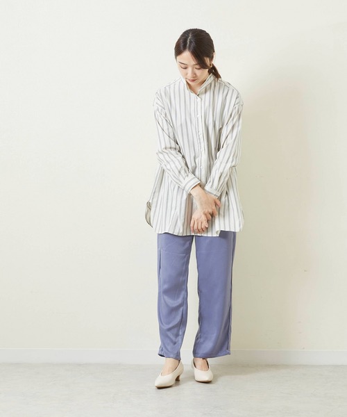 menue(メヌエ)の「レディース ポインテッドトゥ甲深パンプス(パンプス・レディース・ブラック/ベージュ/アイボリー/ブラウン系その他/グレイッシュベージュ・22.5cm/23.5cm/24.5cm/25.5cm/23.0cm/24.0cm/25.0cm/26.0cm/21.5cm/22.0cm)」の14枚目の写真