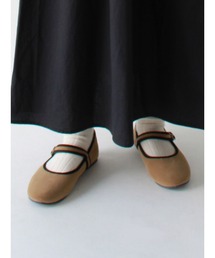 ehka sopo | ベロアパイピングシューズ(その他シューズ)