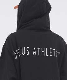 DISCUS ATHLETIC（ディスカス　アスレチック）の「DISCUS ATHLETIC/ディスカス アスレチック USA裏毛バックプリントデザイン フルジップパーカー（パーカー）」