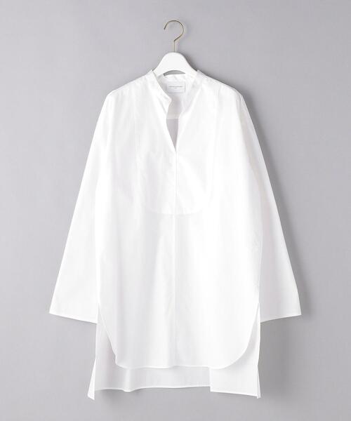 UNITED ARROWS（ユナイテッドアローズ）の「WEB限定＜UNITED ARROWS＞C プルオーバー チュニック W（シャツ/ブラウス・レディース・ネイビー/オフホワイト/オリーブ・FREE）」の20枚目の写真