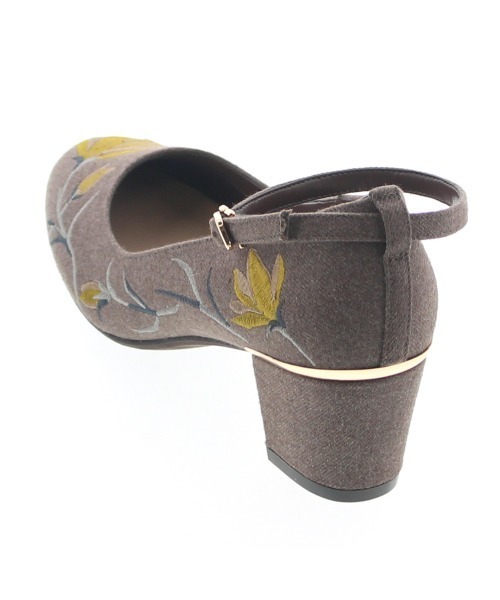 JELLY BEANS(ジェリービーンズ)の「2way刺繍ストラップパンプス(204-42689)JELLY BEANS(ジェリービーンズ)(パンプス・レディース・ブラウン/ピンク・23/23.5/24/24.5/22.5)」の7枚目の写真