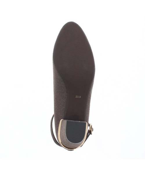 JELLY BEANS(ジェリービーンズ)の「2way刺繍ストラップパンプス(204-42689)JELLY BEANS(ジェリービーンズ)(パンプス・レディース・ブラウン/ピンク・23/23.5/24/24.5/22.5)」の9枚目の写真