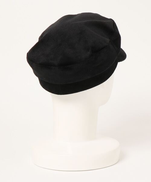 HONEYSUCKLE ROSE（ハニーサックルローズ）の「【HONEYSUCKLE ROSE】コーデュロイマリンキャスケット（キャスケット・レディース・ベージュ/グリーン/ブラック・フリー）」の4枚目の写真