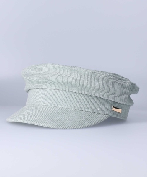 HONEYSUCKLE ROSE（ハニーサックルローズ）の「【HONEYSUCKLE ROSE】コーデュロイマリンキャスケット（キャスケット・レディース・ベージュ/グリーン/ブラック・フリー）」の3枚目の写真