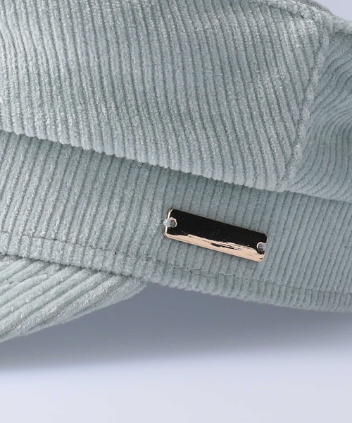 HONEYSUCKLE ROSE（ハニーサックルローズ）の「【HONEYSUCKLE ROSE】コーデュロイマリンキャスケット（キャスケット・レディース・ベージュ/グリーン/ブラック・フリー）」の10枚目の写真